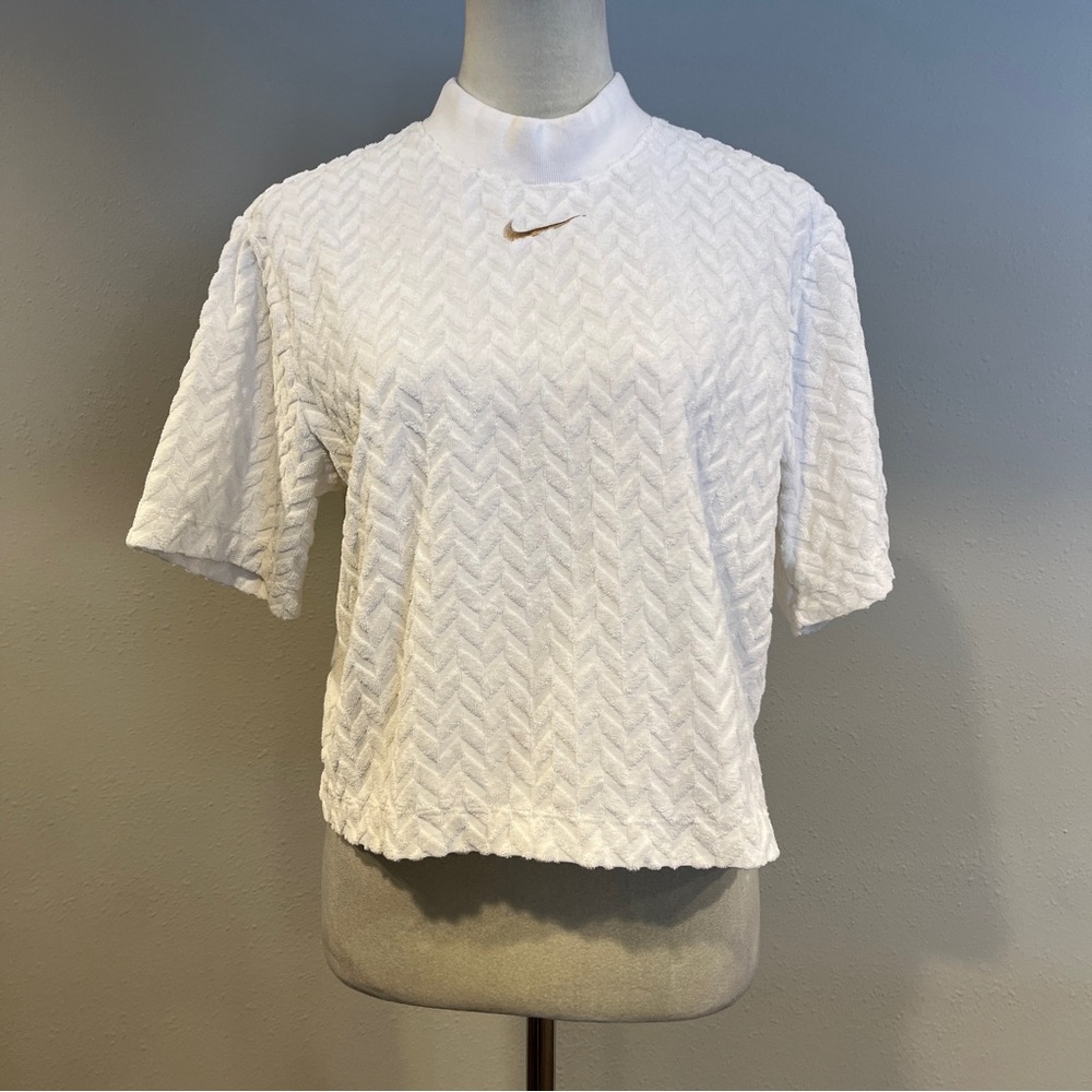 Women's‎ Sportswear Everyday Modern Allover Jacquard Boxy Top